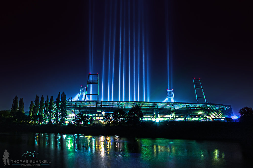 Weserstadion Light on
